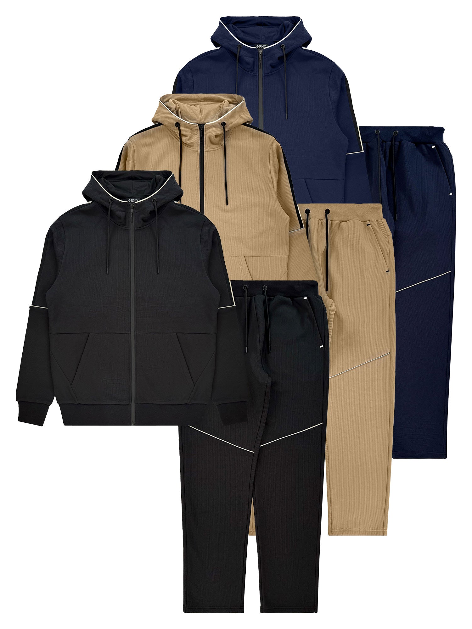 Men’s Textured Tracksuit Set #13