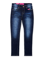 Girls' Faded Skinny Jeans #01