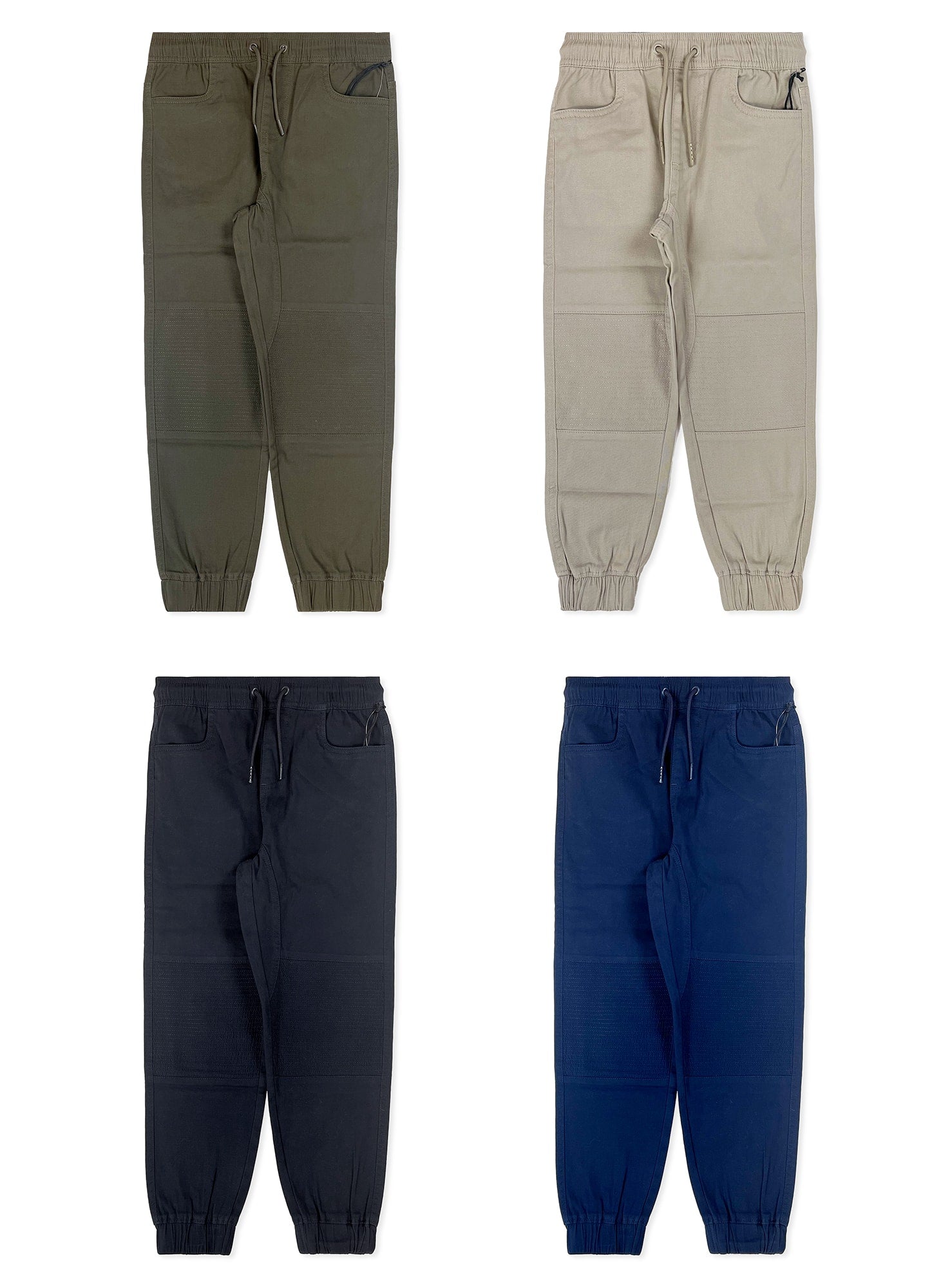 Boys' Cotton Twill Joggers #500