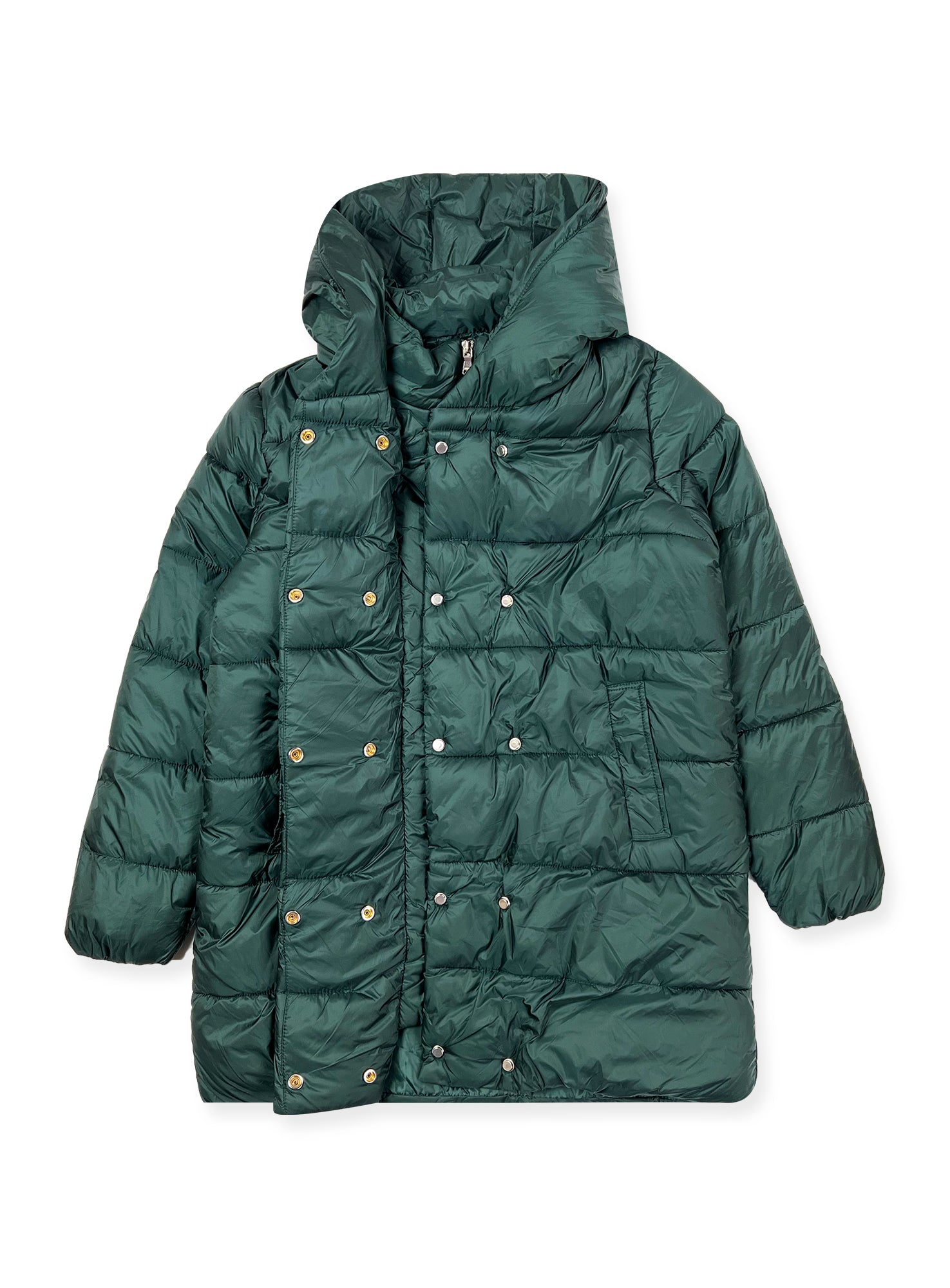 Ladies' Anorak Hooded Puffer Jacket #01