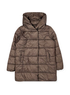 Ladies' Anorak Hooded Puffer Jacket #01
