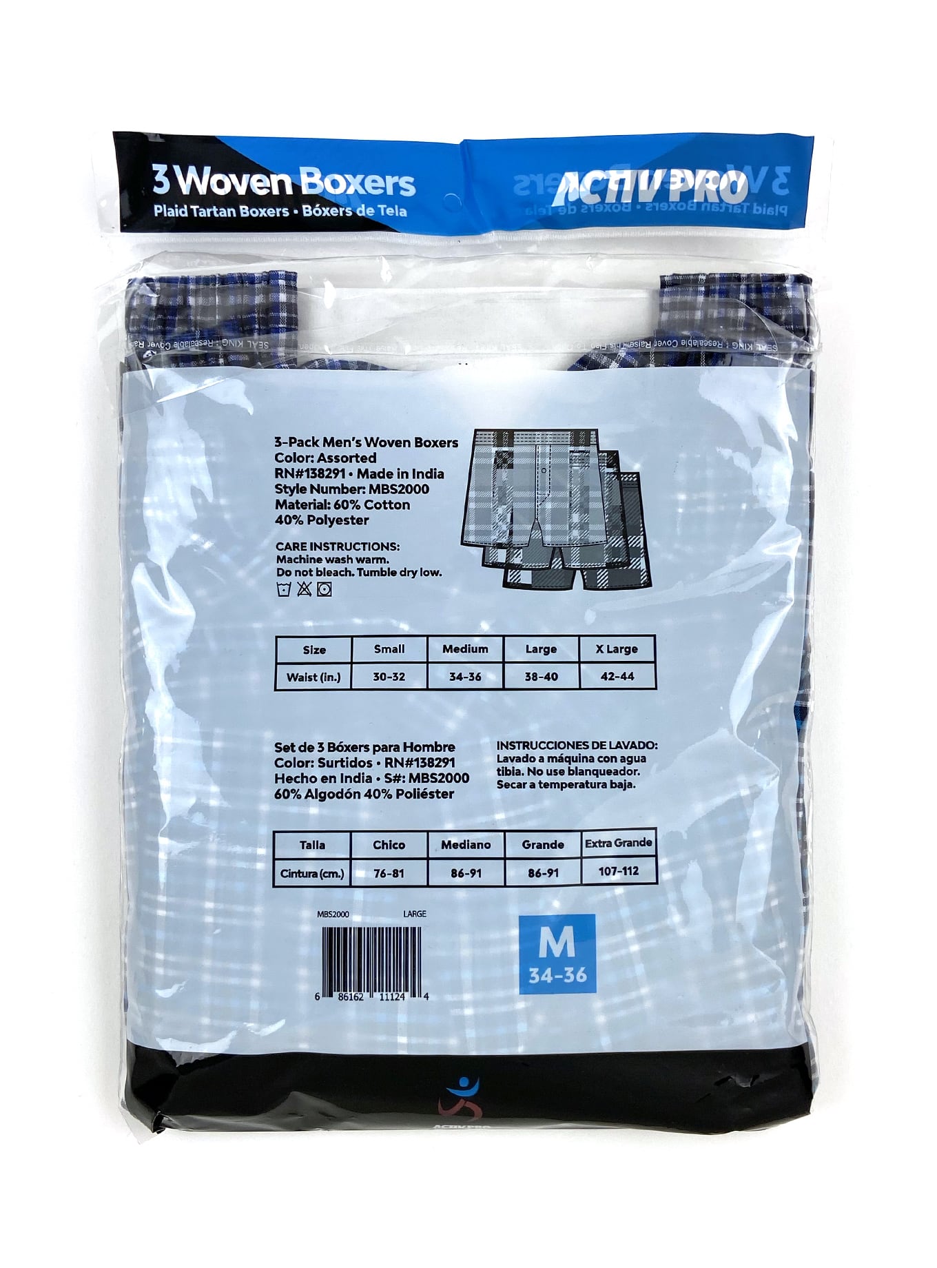 Men's Woven Boxer (Dozen)